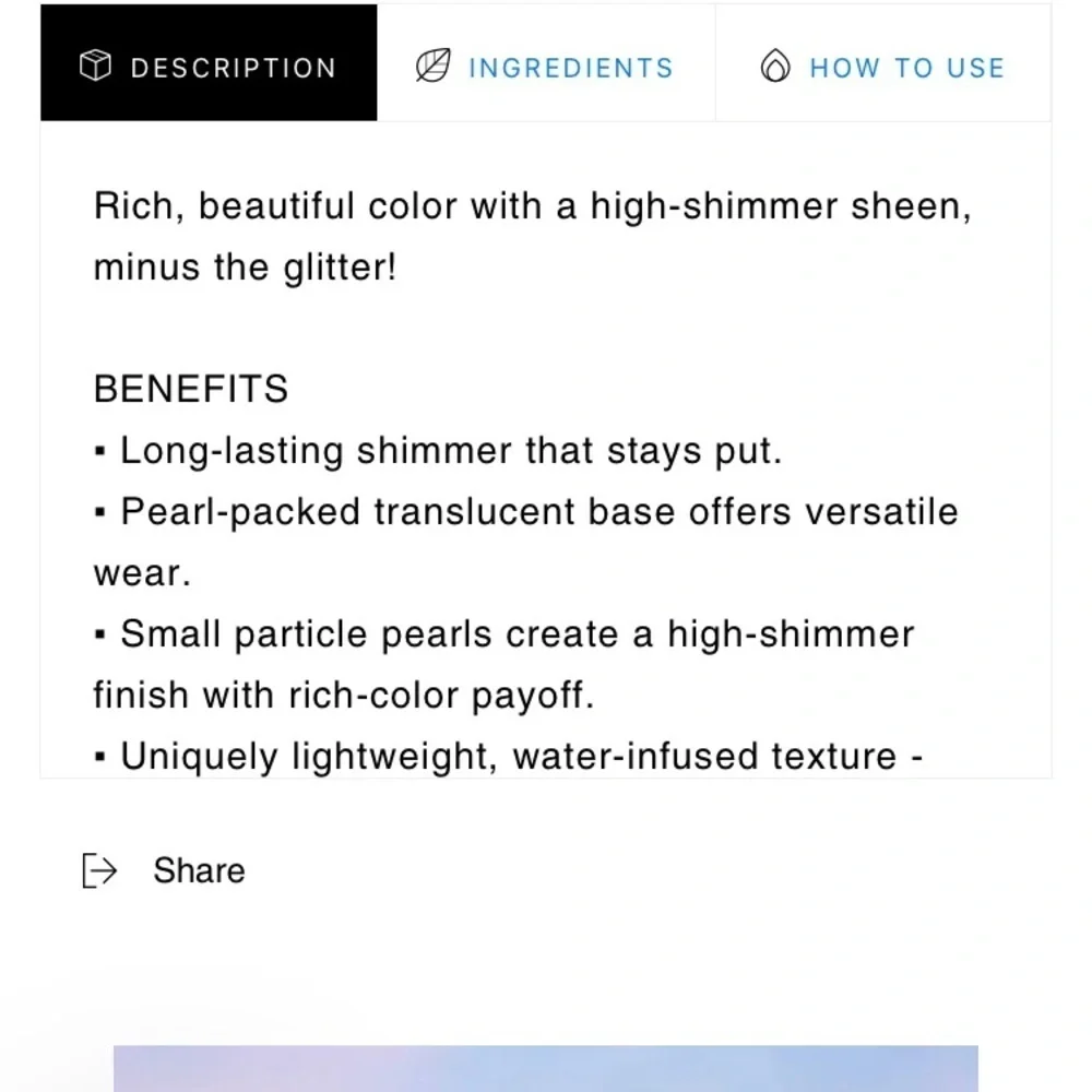Stila Shimmering & Glow Liquid Eyeshadow - Kitten